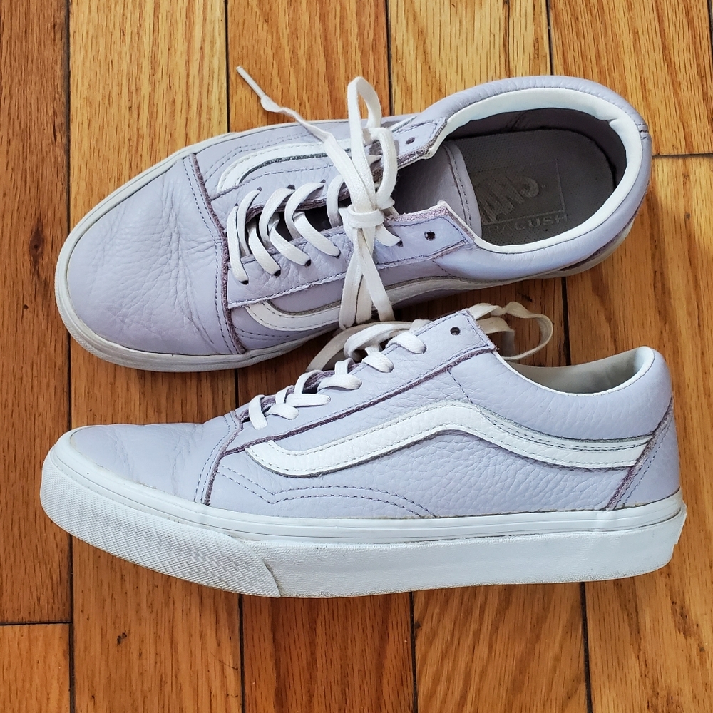 Vans X Madewell Old Skool Lilac Leather Sneakers